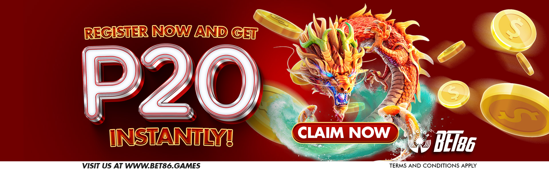 SIGN UP NOW AND GET P20 - INSTANTLY!